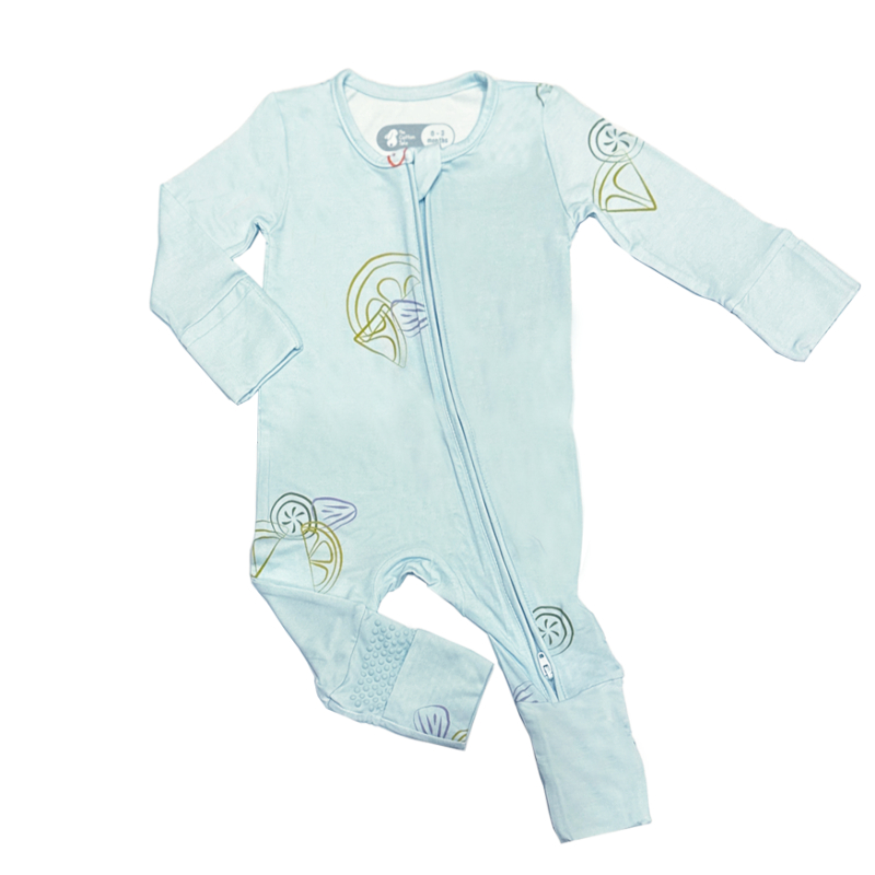 (Bundle of 4) The Cotton Tale Bamboo Baby Zip Pyjamas (Printed) *Choose Colours on site (0-36M)